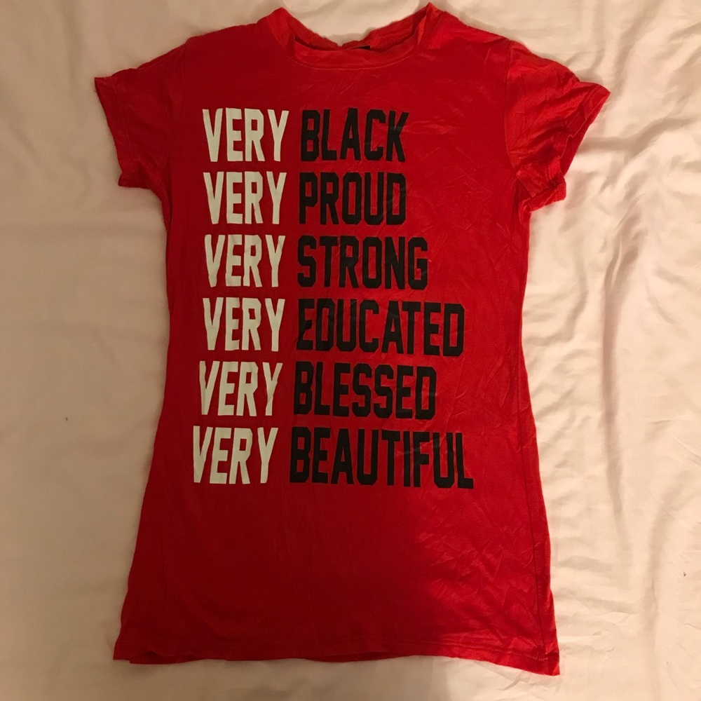 Red Shirt w/ Words